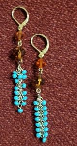 Dangle Earings Turquoise Earings